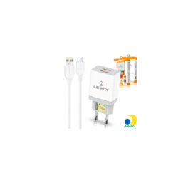 Carregador 4.1A com 2 Portas Usb e Cabo Type C LE-480-4TYPEC