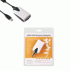 Placa De Video Usb Aux Vga Kcb-38 Cabo Usb X Vga