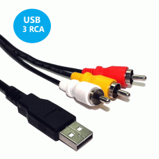 Cabo 3 RCA X USB-A Fêmea na Soltek